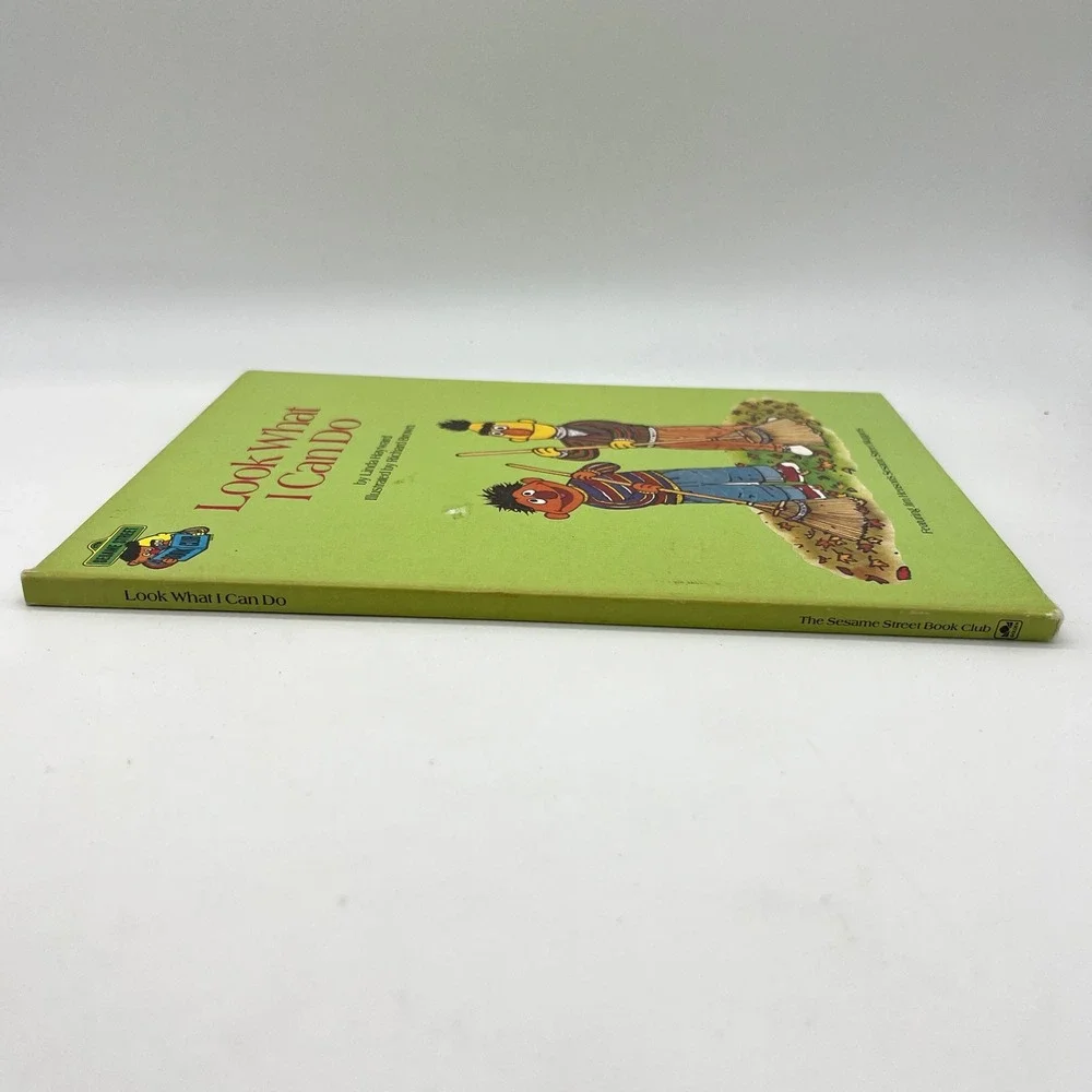 Sesame Street Look What I Can Do‎ Bert Ernie Oscar Childrens Book